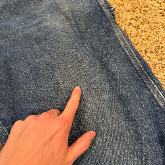 Y2K Dickies Carpenter Utility Pocket Workwear Blue Denim Distressed Jeans 36x30 - Picture 5 of 8